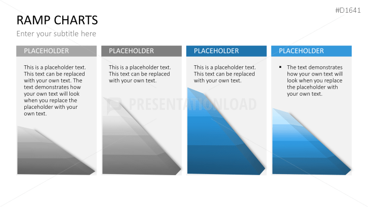 Create Your Timeline On Powerpoint With Our Ramp Charts Template