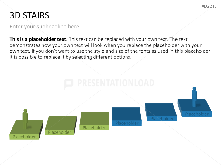 D Stairs Powerpoint Templates Presentationload