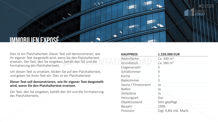 Immobilien Expos Vorlagen Powerpoint Vorlage Presentationload
