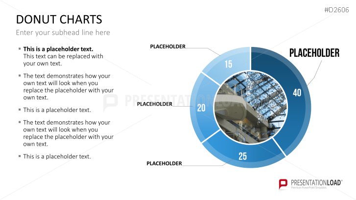 Donut Charts PowerPoint Template