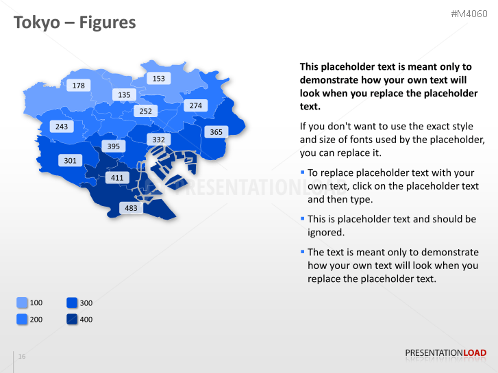 Powerpoint City Map Tokyo Japan Presentationload