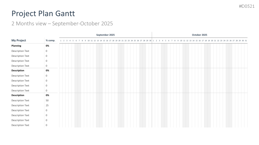 Project Timelines 2025