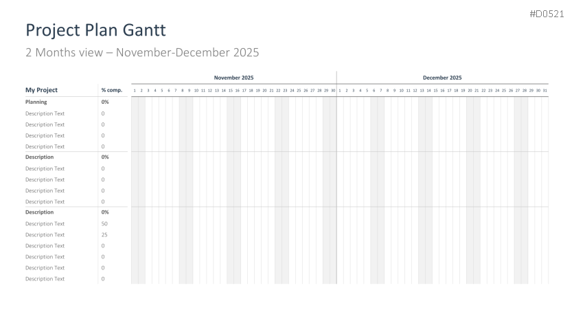 Project Timelines 2025