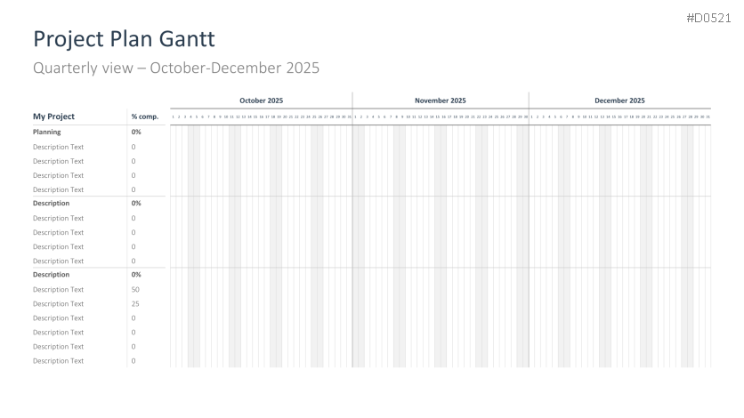 Project Timelines 2025