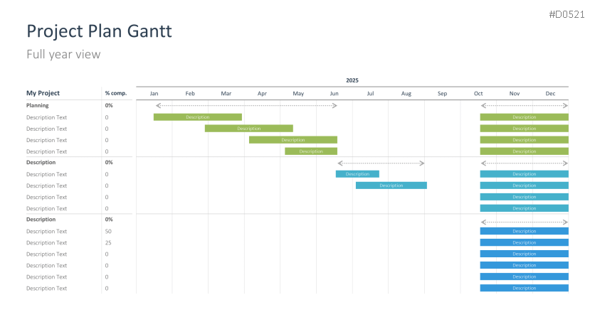 Project Timelines 2025