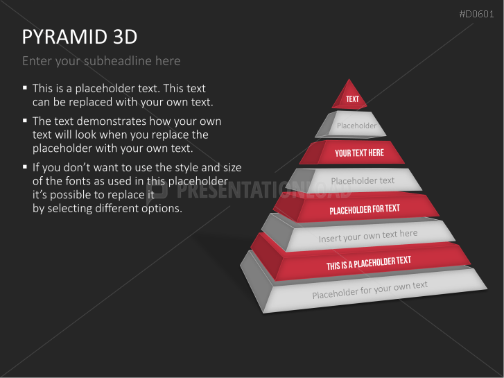 Pyramids Powerpoint Template In 3d 0344