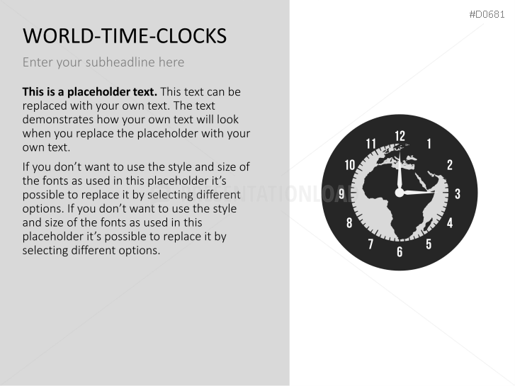 World time clocks