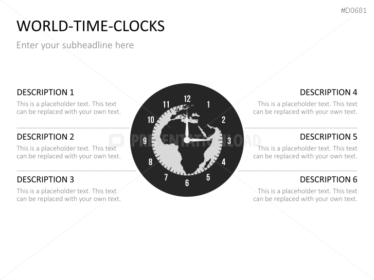 World time clocks