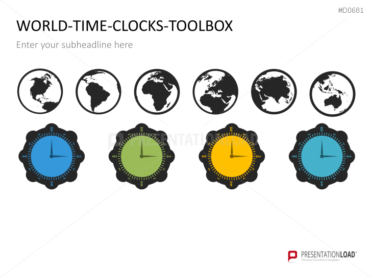World time clocks
