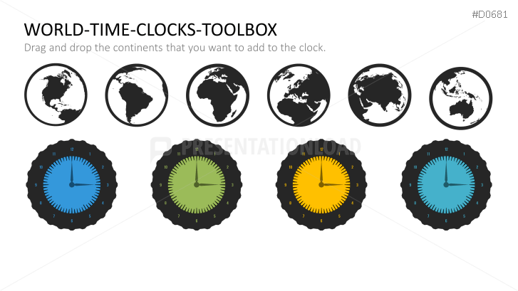 World time clocks