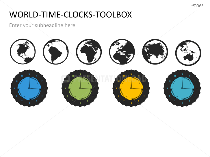 World time clocks