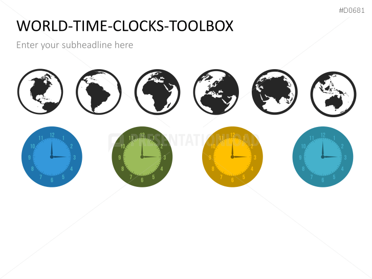 World time clocks