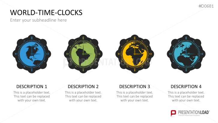 World time clocks