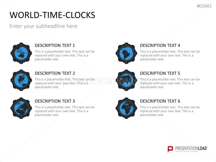 World time clocks