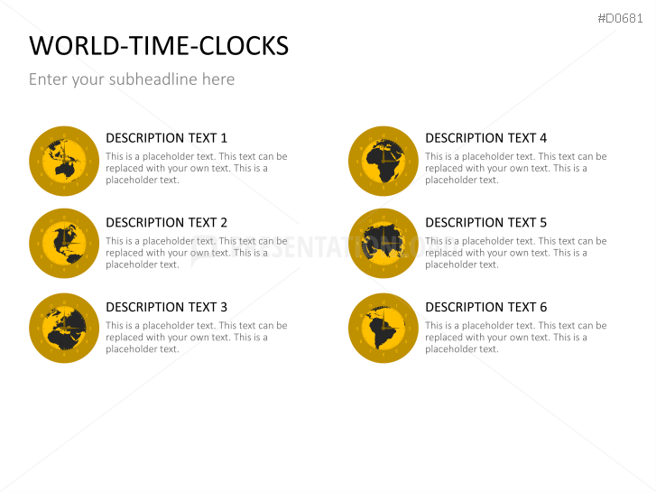 World time clocks