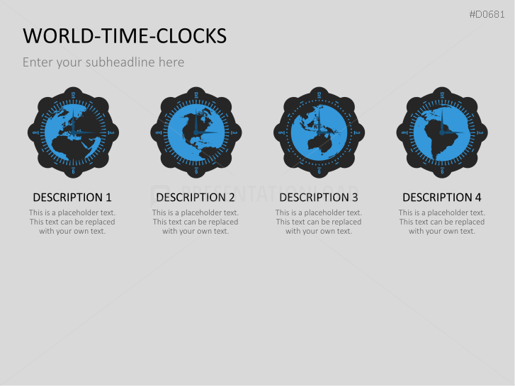 World time clocks