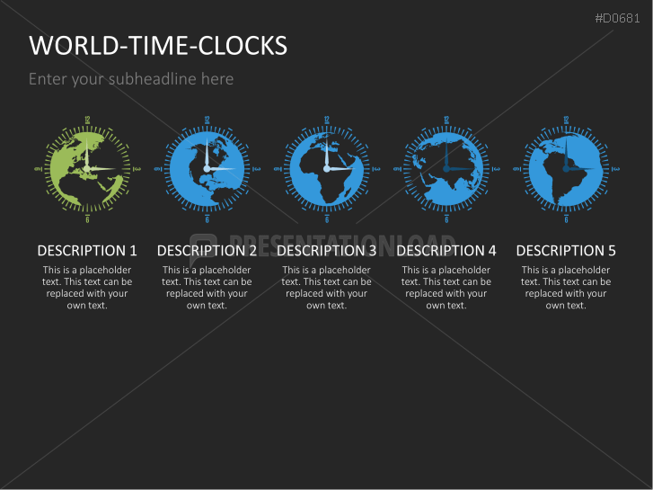 World time clocks
