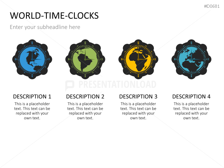 World time clocks