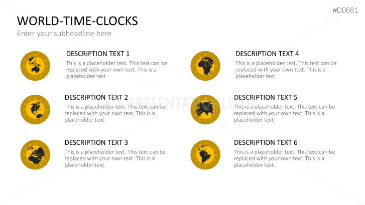 World time clocks