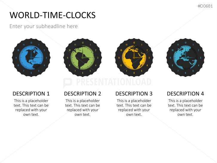 World time clocks