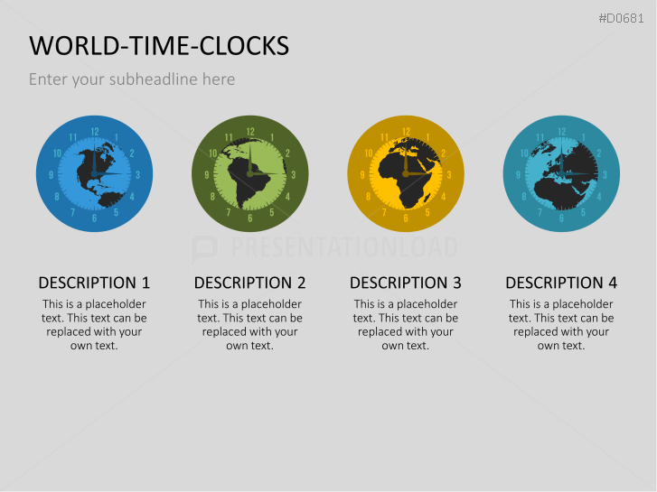 World time clocks
