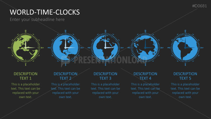 World time clocks