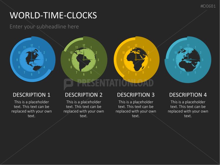 World time clocks