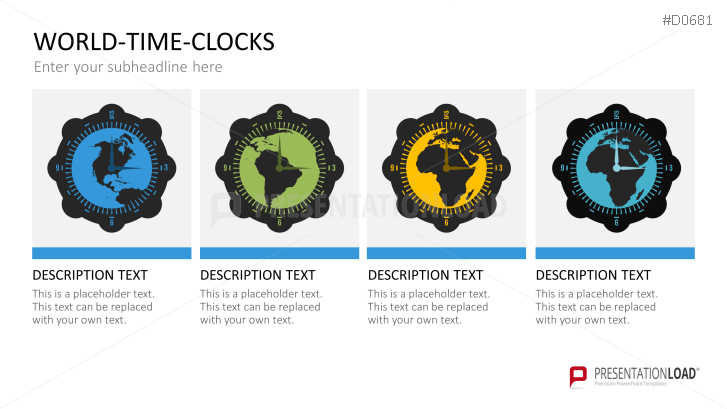 World time clocks