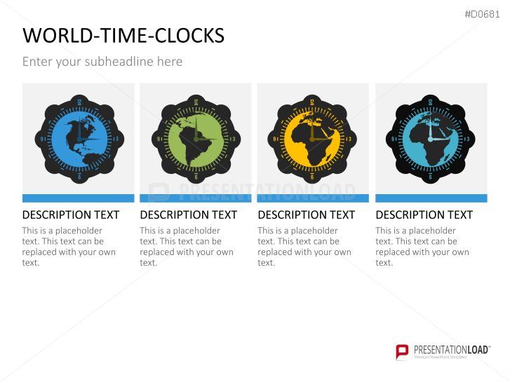 World time clocks