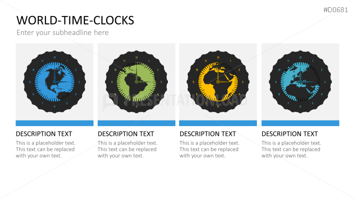World time clocks