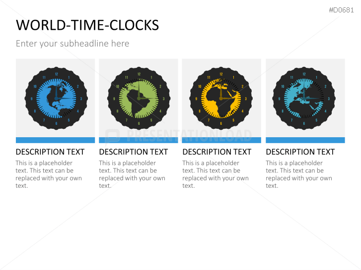 World time clocks