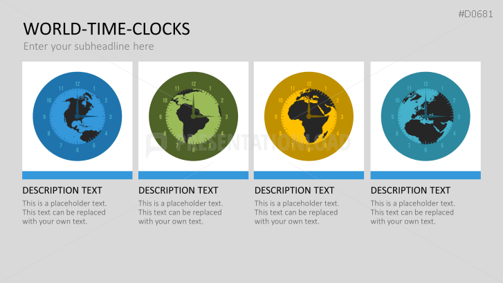 World time clocks