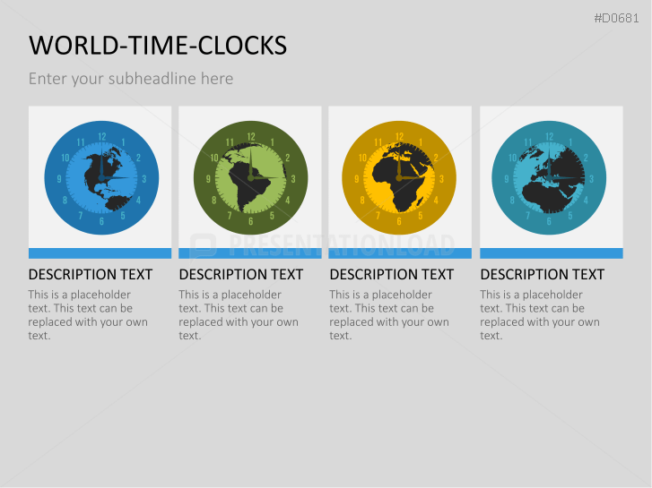 World time clocks