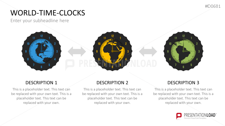 World time clocks