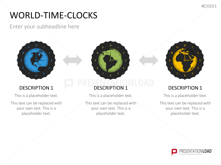 World time clocks