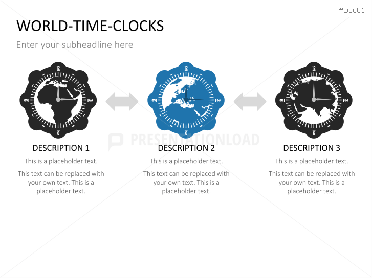 World time clocks