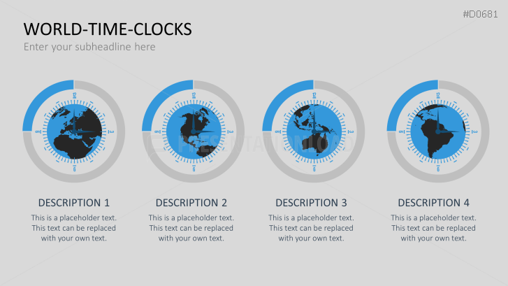 World time clocks