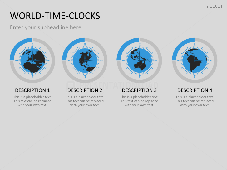 World time clocks
