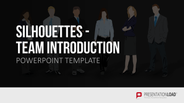 Silhouettes - Équipes _https://www.presentationload.fr/silhouettes-presentation-de-l-equipe-modele-powerpoint.html