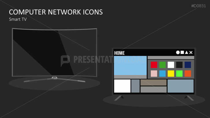 Computer Network Icons | PowerPoint Templates | PresentationLoad