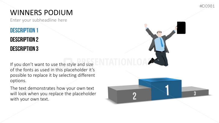 Winners Podium | PowerPoint Templates | PresentationLoad