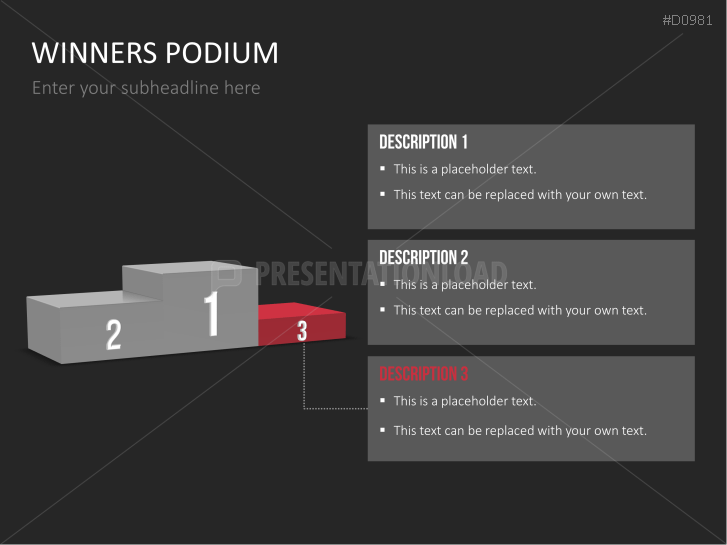 Winners Podium