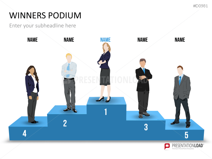 Winners Podium