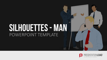 Silhouettes - Homme _https://www.presentationload.fr/silhouettes-homme-modele-powerpoint.html
