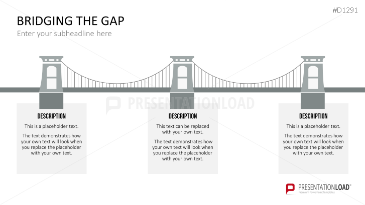 Bridge Diagram Powerpoint Choice Image How To Guide And Refrence Bridging The Gap Powerpoint Template