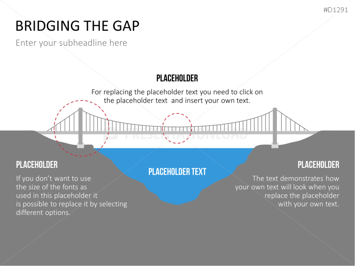 Bridging The Gap | PowerPoint Templates | PresentationLoad