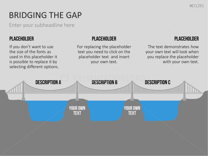 Bridging The Gap | PowerPoint Templates | PresentationLoad