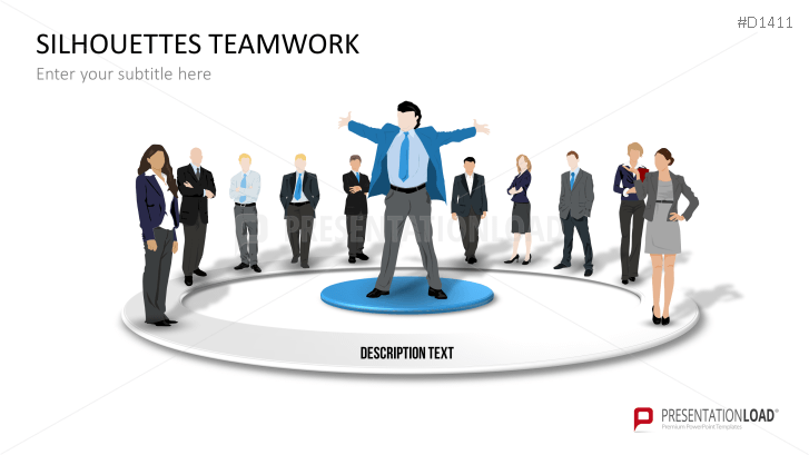 Silhouettes Teamwork