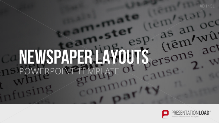 Newspaper Layouts Powerpoint Vorlage Presentationload