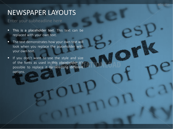 Newspaper Layouts